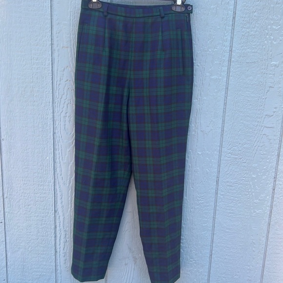 Pendleton NWOT pure wool high waisted pleated vintage retro style pants size 8 - Picture 4 of 12